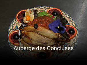 Auberge des Concluses ouvert