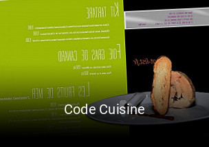 Code Cuisine ouvert