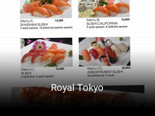 Royal Tokyo plan d'ouverture