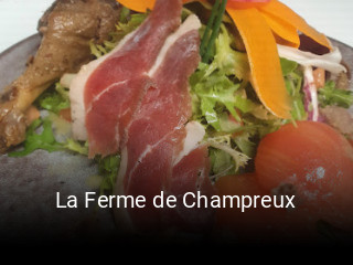 La Ferme de Champreux ouvert