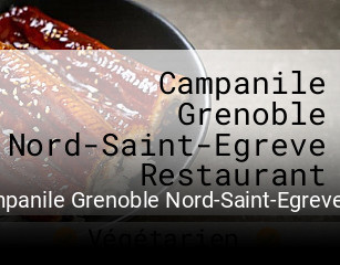 Campanile Grenoble Nord-Saint-Egreve Restaurant heures d'ouverture