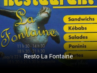 Resto La Fontaine ouvert