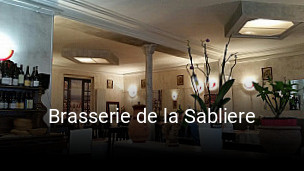 Brasserie de la Sabliere heures d'ouverture