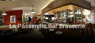 La Passerelle Bar Brasserie plan d'ouverture