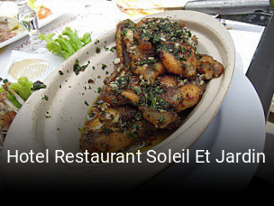 Hotel Restaurant Soleil Et Jardin ouvert