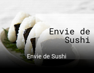 Envie de Sushi plan d'ouverture