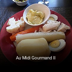 Au Midi Gourmand II heures d'affaires