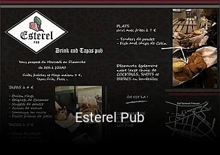 Esterel Pub ouvert