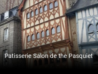 Patisserie Salon de the Pasquiet heures d'affaires