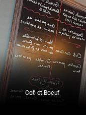 Cot' et Boeuf plan d'ouverture