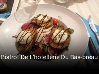 Bistrot De L'hotellerie Du Bas-breau ouvert