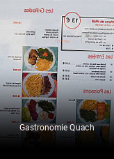 Gastronomie Quach ouvert