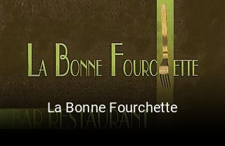 La Bonne Fourchette heures d'ouverture