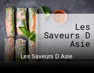 Les Saveurs D Asie heures d'ouverture