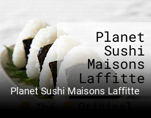 Planet Sushi Maisons Laffitte plan d'ouverture