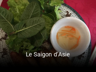 Le Saigon d'Asie plan d'ouverture