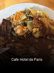 Cafe Hotel de Paris plan d'ouverture