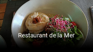 Restaurant de la Mer heures d'ouverture