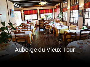 Auberge du Vieux Tour heures d'ouverture