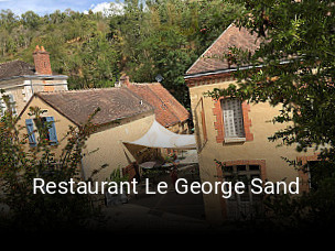 Restaurant Le George Sand plan d'ouverture