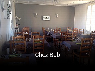 Chez Bab plan d'ouverture