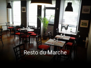 Resto du Marche heures d'ouverture