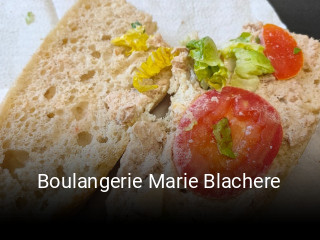 Boulangerie Marie Blachere heures d'ouverture