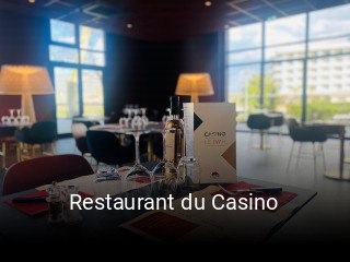 Restaurant du Casino heures d'ouverture