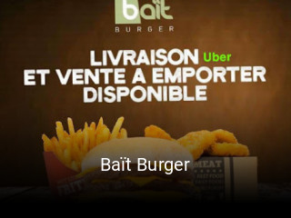 Baït Burger heures d'affaires