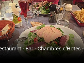 Restaurant - Bar - Chambres d'Hotes - Le Rocher ouvert