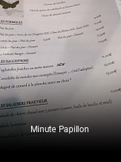 Minute Papillon ouvert