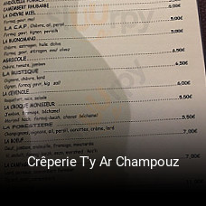 Crêperie T'y Ar Champouz heures d'affaires