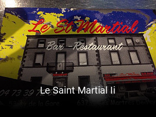 Le Saint Martial Ii heures d'affaires