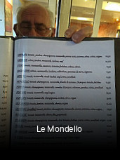 Le Mondello heures d'ouverture