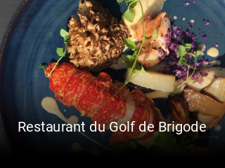 Restaurant du Golf de Brigode plan d'ouverture