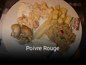 Poivre Rouge heures d'ouverture