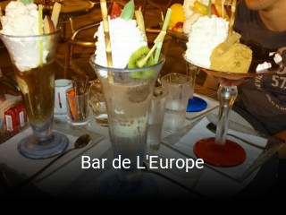 Bar de L'Europe heures d'ouverture