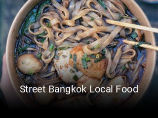 Street Bangkok Local Food plan d'ouverture