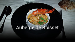 Auberge de Boisset plan d'ouverture