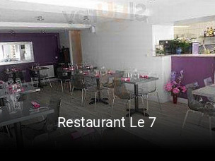 Restaurant Le 7 ouvert