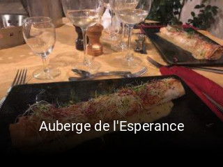 Auberge de l'Esperance ouvert