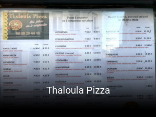 Thaloula Pizza heures d'ouverture