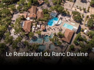 Le Restaurant du Ranc Davaine heures d'ouverture