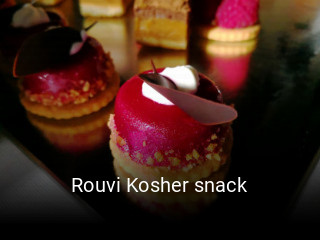 Rouvi Kosher snack heures d'affaires