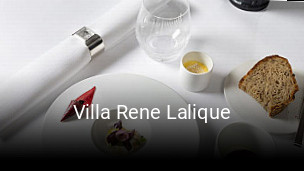 Villa Rene Lalique heures d'affaires