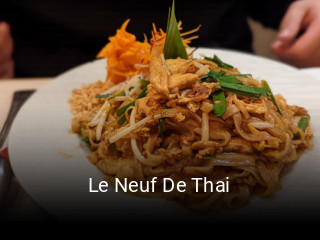 Le Neuf De Thai ouvert