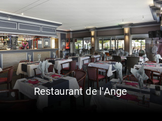 Restaurant de l'Ange heures d'ouverture