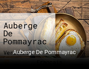 Auberge De Pommayrac ouvert