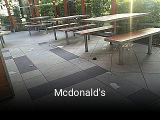 Mcdonald's ouvert