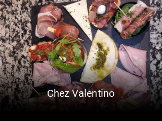 Chez Valentino plan d'ouverture